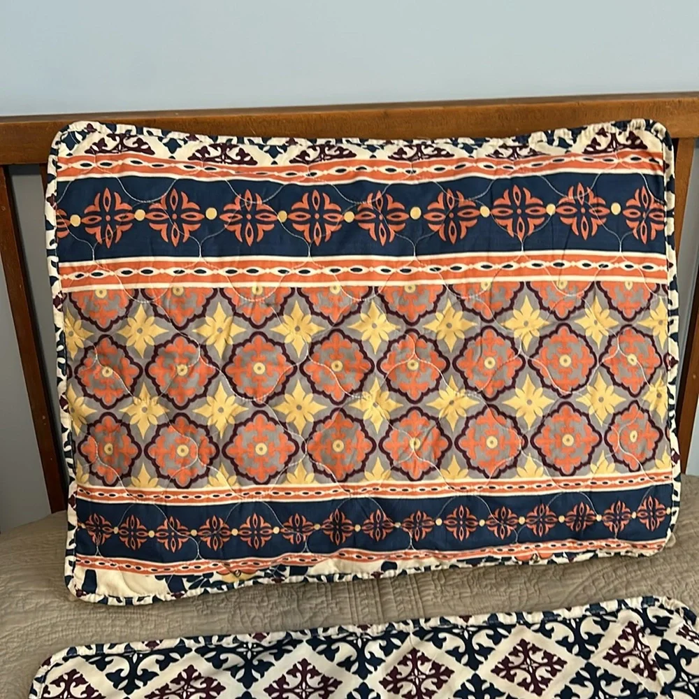 VCNY quilted standard shams (2)